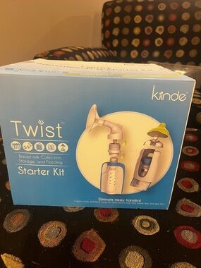 Kiinde Twist Starter Kit - Blue Breast Milk Collection, Storage & Feeding System